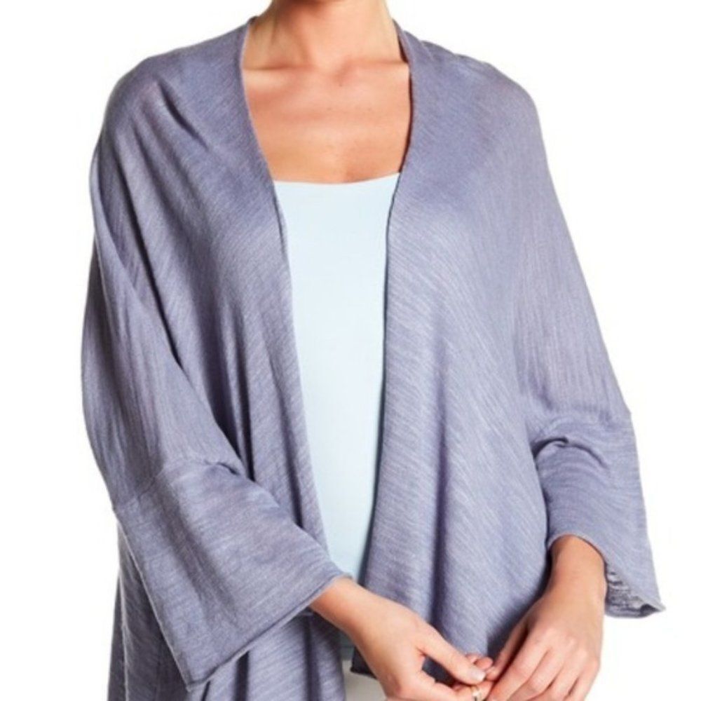 Solutions Sheer Slub Knit Kimono size OS